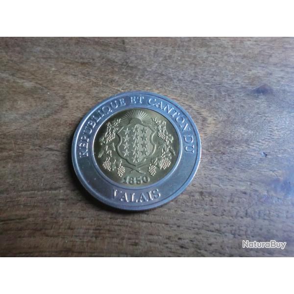 medal switzerland canton du valais