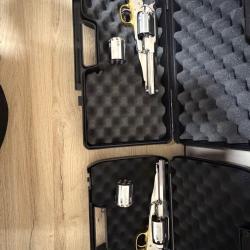 2X pietta Remington 1858 New mod&egrave;le sheriff army + accessoires de rechargement et barillet