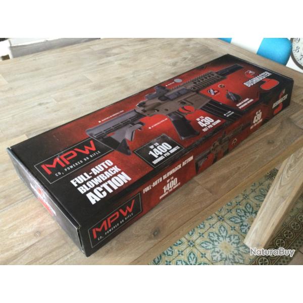 Airgun bushmaster mpw co2 billes d'acier calibre 4.5mm