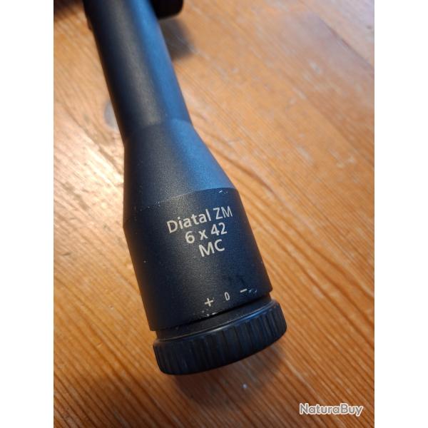 Lunette Zeiss 6x42 Diatal MC rail ZM �tat correct