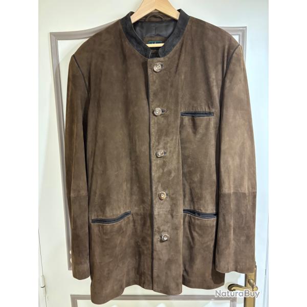 Veste type ��Janker�� en daim