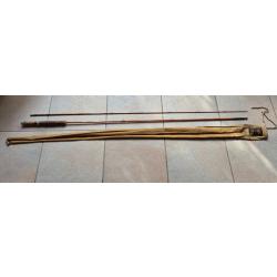 Rare Canne &agrave; p&ecirc;che vintage Pezon et Michel Prima Comp&eacute;tition 8 1/2 Action parabolic