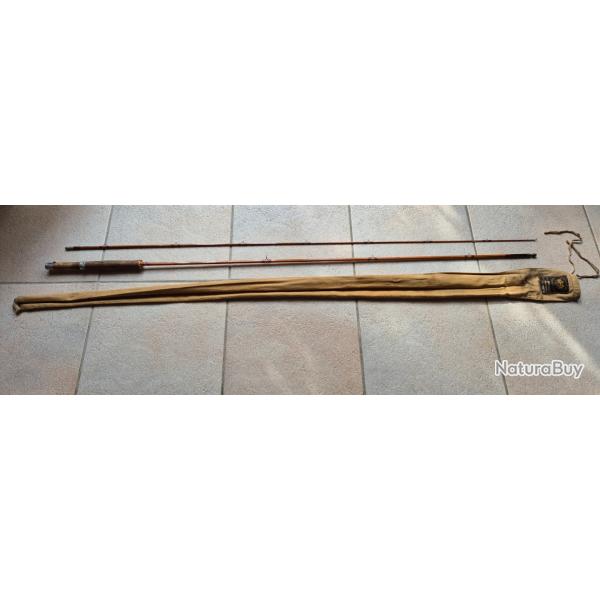Rare Canne � p�che vintage Pezon et Michel Prima Comp�tition 8 1/2 Action parabolic