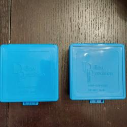 Lot Bo&icirc;te &agrave; cartouches 38 / 357 mag Dillon Precision x100 neuves