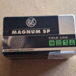 50 munitions RWS Magnum SP calibre .22 WMR