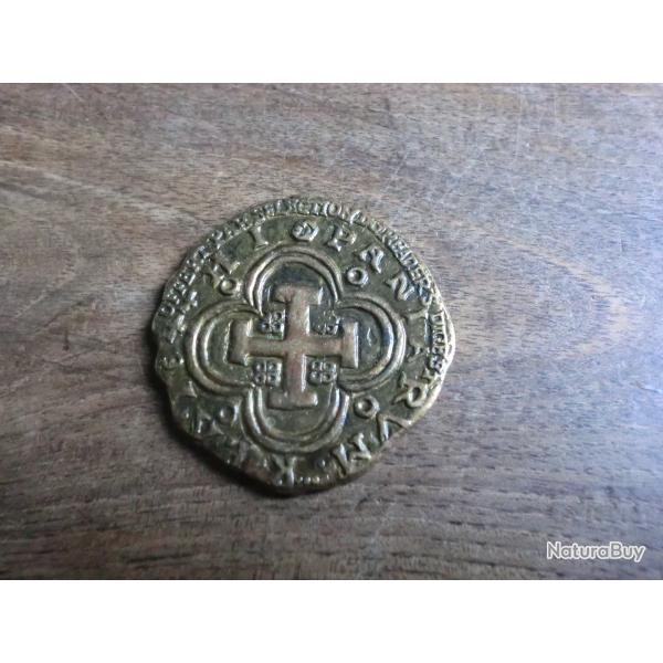 monnaie repro  espagne philippe II 2 escudos S/P s�ville D/Ecu