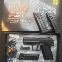 USP Compact Marui GGB &agrave; gaz + 2 chargeurs