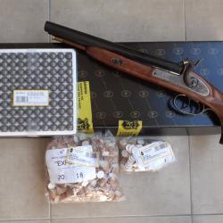 Pedersoli howdah hunter calibre 20 canon lisse