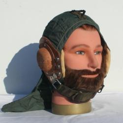 Serre t&ecirc;te casque pilote Gu&eacute;neau ann&eacute;es 60 -francais