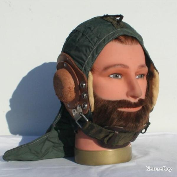 Serre t�te casque pilote Gu�neau ann�es 60 -francais