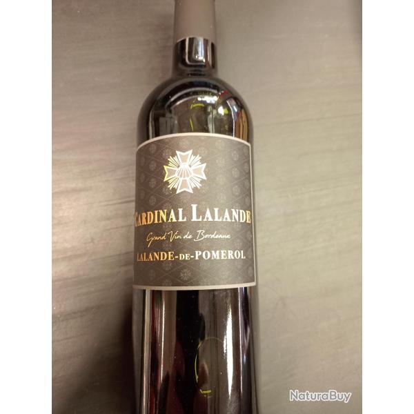 superbe bouteille de Lalande de Pommerol de Cardinal de Pomerol 2023