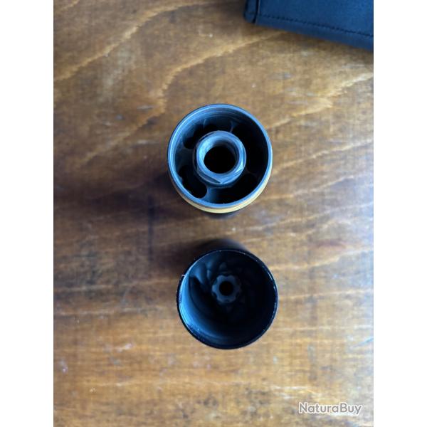 Mod�rateur de son Stalon x108 s�rie calibre 30 filtage 5/8 x 24 + housse