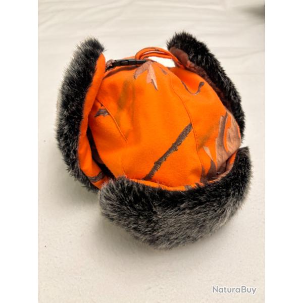 Chapka camouflage orange