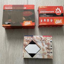 Lot 2 r&eacute;chauds esbit amichauf + pastilles