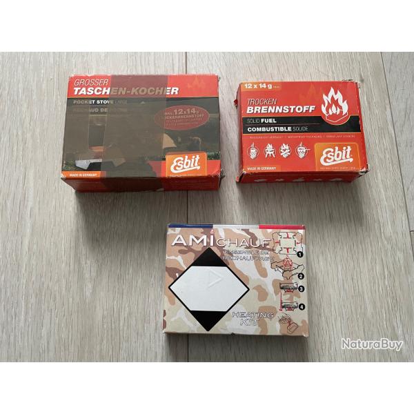 Lot 2 r�chauds esbit amichauf + pastilles