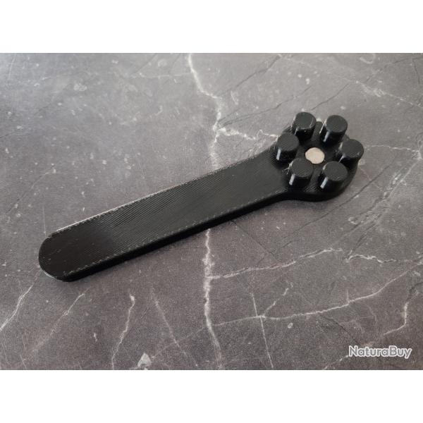 Outil � d�visser les �toiles de barillet de Colt Python 357Mag