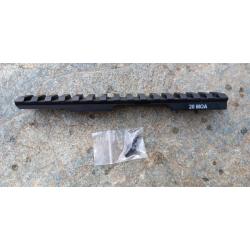 Rail picatinny pent&eacute; 20 MOA pour Tikka T1x
