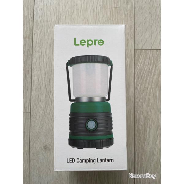 Lampe de camping lepro pr330033 1500 lm neuve