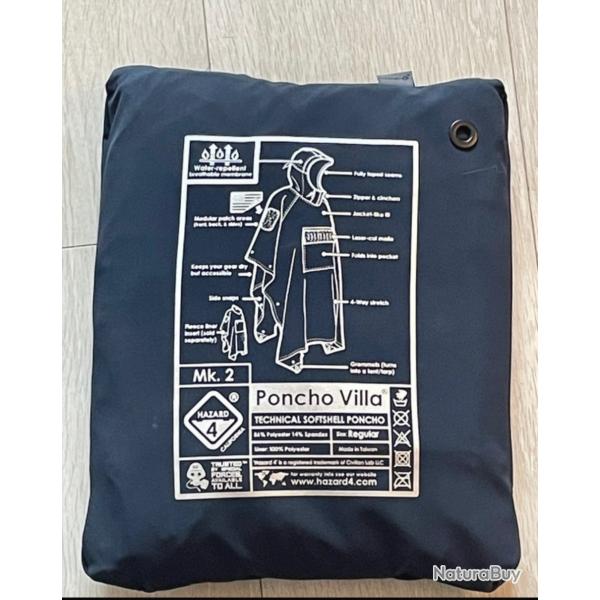 Poncho villa mk2 dark navy hazard 4 neuf
