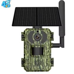 4G cellulaire 4MP 2K batterie solaire PIR mouvement activ&eacute; faune chasse cam&eacute;ra de sentier IP65