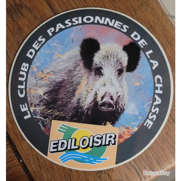 Autocollant chasse, grand gibier , sanglier , ediloisir Mod�le 2