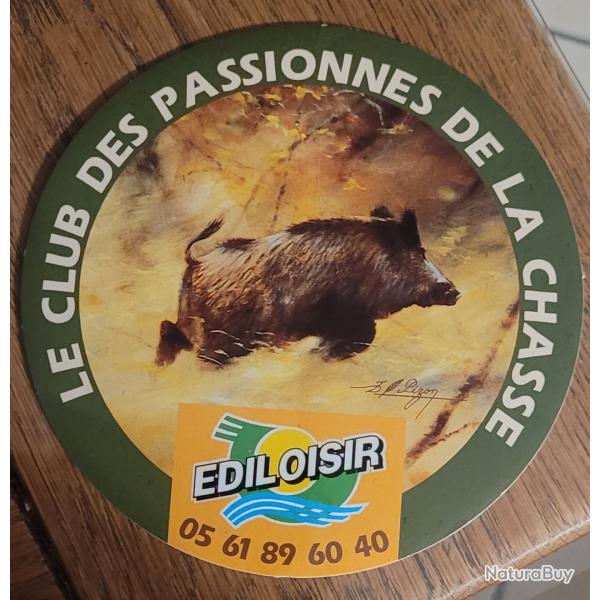 Autocollant chasse, grand gibier , sanglier , ediloisir Mod�le 3
