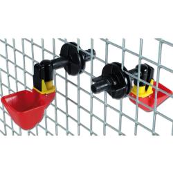 Abreuvoir automatique cage clapier volailles et oiseaux godet &Oslash;5cm Olba