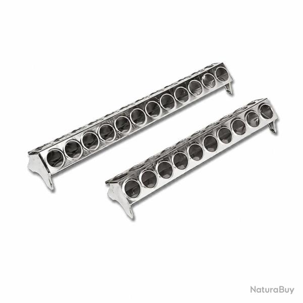 Mangeoire m�tal galvanis� poussins 50 cm � trous