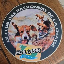 Autocollant chasse, meutes , equipage , beagles ,ediloisir