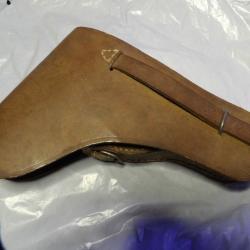 holster &eacute;tui cuir pistolet ceinturon jamais distribu&eacute; FR 1940 mod PA 35 MAB D Ruby 7.65 ww2