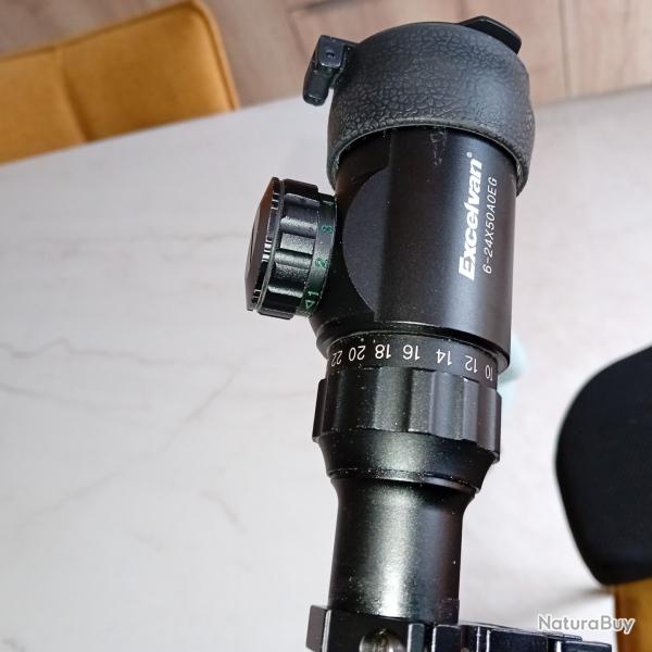 Lunette de tir 6x24x50 AoEG   avec collier 11mm