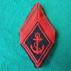 Insigne tissus 1&egrave;re classe engag&eacute; infanterie de Marine.