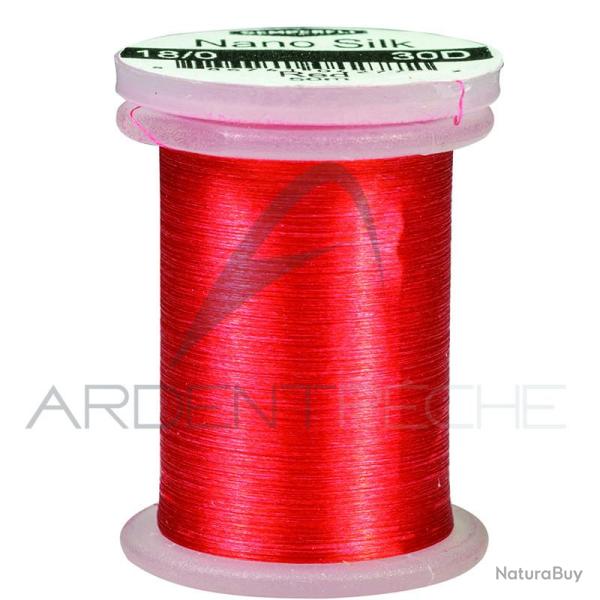 Fils de montage Semperfli Nano Silk Ultra 18/0 rouge