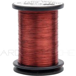Tinsel rond fin 0.1mm Marron