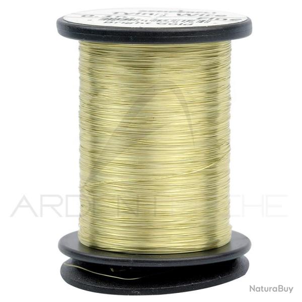 Tinsel rond fin 0.1mm Or