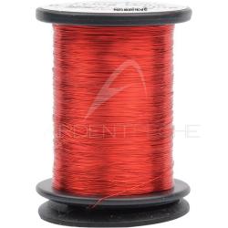 Tinsel rond fin 0.1mm Rouge