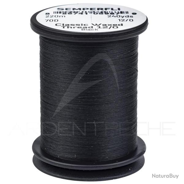 Fils de montage Semperfli 12/0 Noir