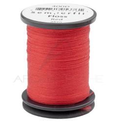 Fils de montage polyfloss SEMPERFLI 400D rouge