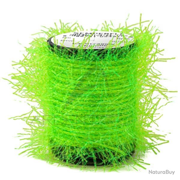 Chenille Ice Straggle Fluo Vert