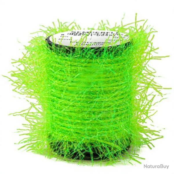 Chenille Ice Straggle Fluo Vert