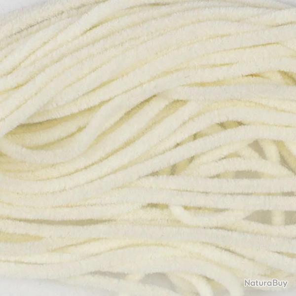 Suede Chenille Semperfli 1.5mm Blanc