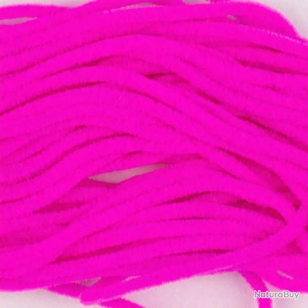 Suede Chenille Semperfli 1.5mm Fluoro rose