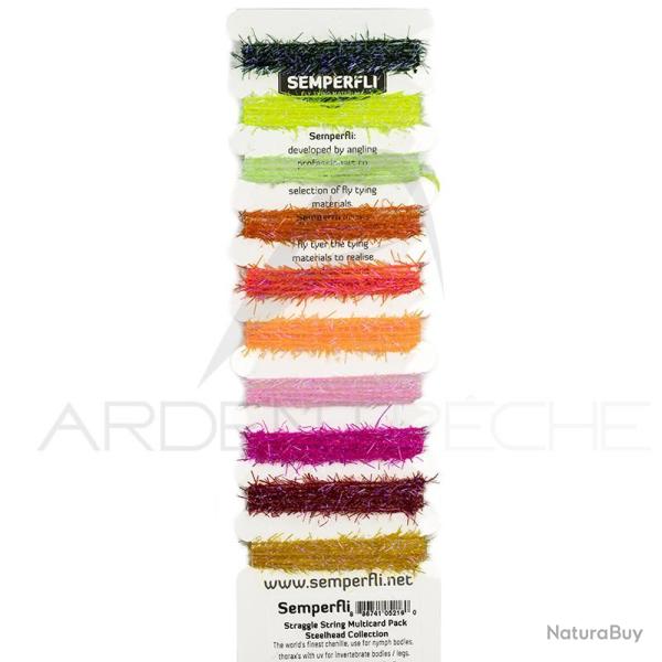 Assortiment straggle string Stealhead chenille