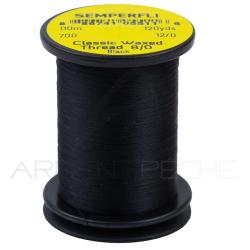 Fils de montage Semperfli Classic waxed thread 110 m 8/0 Noir