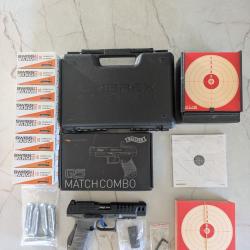 Walther Q5 Match Combo 5'' avec red dot RDS8 4.5mm + accessoires