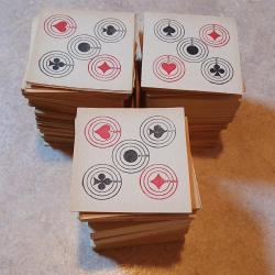 Lot 400 cartons anciens avec logos cartes &agrave; jouer