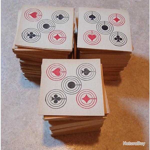 Lot 400 cartons anciens avec logos cartes � jouer