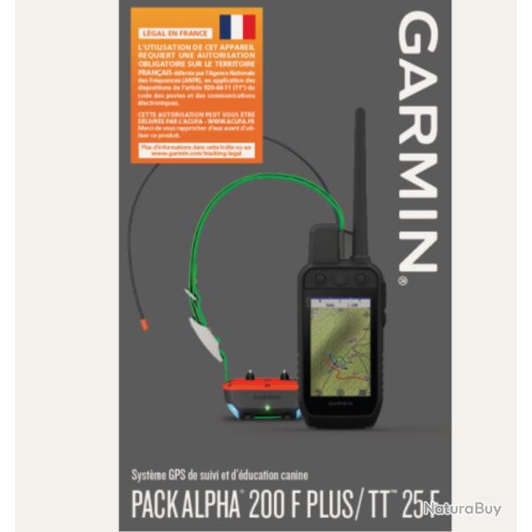 PACK GPS GARMIN ALPHA 200F PLUS TT25 VERSION F