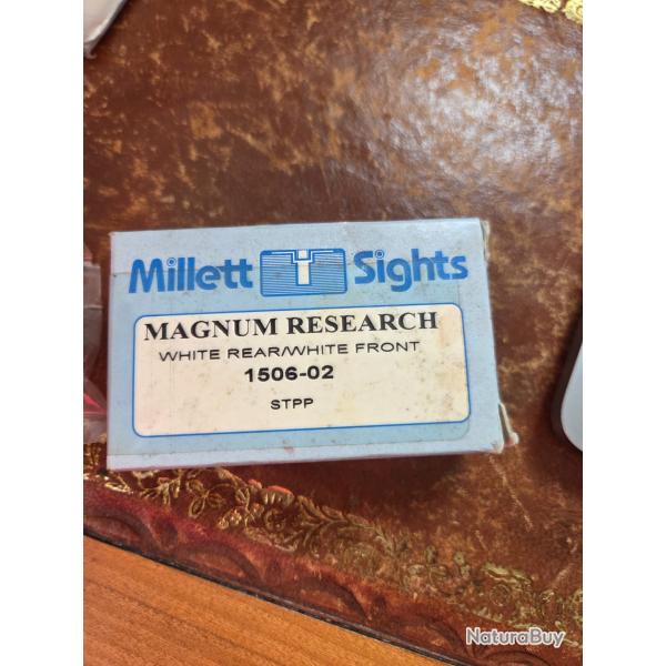 hausse et guidon Millet pour desert eagle