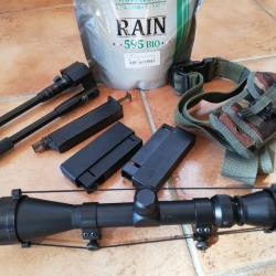 Lunette de vis&eacute;e Strike Systems 3-9x40 et divers &eacute;quipements airsoft